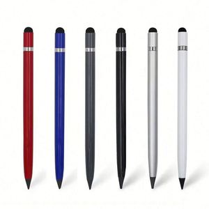 Stylo à pointe tactile en métal HB sans encre, couleur personnalisée, best-seller, nouveau design, crayon personnalisé effaçable pour le dessin - Product Image 1