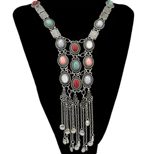 Женское многослойное ожерелье, многослойное длинное ожерелье в европейском и американском стиле, оптовая продажа