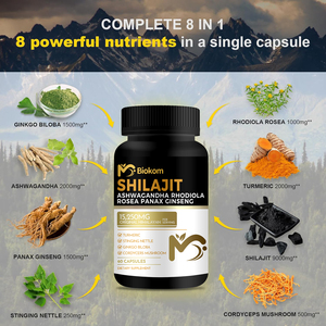 Shilajit <span class=keywords><strong>Capsule</strong></span> himalaya shilajit résine soins force masculine Supplément de santé capsules d'extrait de shilajit - Product Image 3