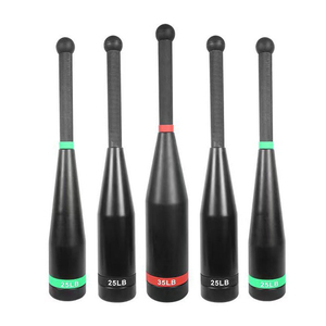 Manubri Rivestiti in Gomma per Allenamento Fisico Completo Mazze da Baseball in PU per Uomini e Donne Allenamento di Forza e Fitness - Product Image 2