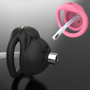 Mini Gabbia di Castità Rosa, Regalo di <span class=keywords><strong>San</strong></span> <span class=keywords><strong>Valentino</strong></span> <span class=keywords><strong>per</strong></span> il <span class=keywords><strong>Fidanzato</strong></span> - Product Image 2