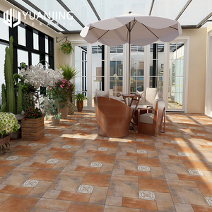 Gạch Lát Đất Nung Vuông Tráng Men Gạch Lát Sàn Gốm Chống Trượt 60X60 Cm Cho Phòng Khách - Product Image 2