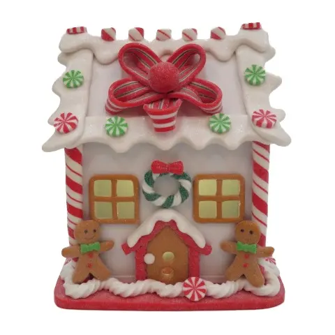 High Quality Gingerbread Man Decoration Christmas Decoration 3d House Bread Soil Three-dimensional House For Christmas Ornaments