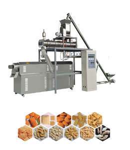 Ligne de production entièrement automatique de chips de salade soufflées frites, machine d'extrusion pour aliments de collation - Product Image 1