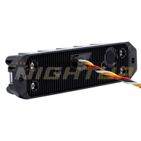 Feux de signalisation d'urgence à LED haute luminosité 12V 24V, feux stroboscopiques à LED pour montage en surface de voiture, feux stroboscopiques à LED pour calandre, SAE R65 CE IP67