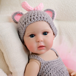 Pas cher Pleurer Nouveau-né Réaliste Full Body Vêtements Garçon 19 Pouces Silicone Bébé <span class=keywords><strong>Reborn</strong></span> Poupées Pour Jouet - Product Image 3