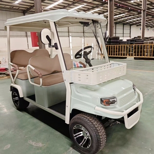 4 Seats Metal Steel <b>Plastic</b> Club Car Golf Buggy Cart Tricycles - Product Image 4