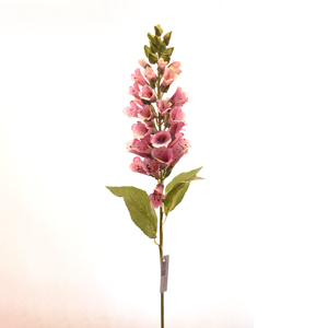 Flores de dedalera blancas artificiales, tallos en aerosol, flores de boda DIY, ramos de novia de seda, centros de mesa de boda - Product Image 1
