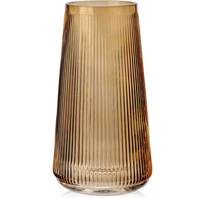 Jarrón de Vidrio, Estilo Costero Moderno, Forma Redonda, Adorno Decorativo para Sala de Estar, Jarrón Transparente para Flores - Product Image 1