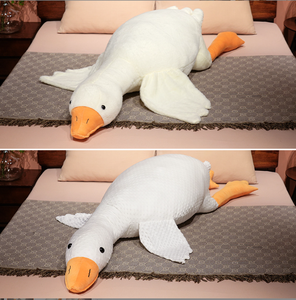 Peluche Gigante a Forma di Oca Bianca, Cuscino Morbido per Dormire, Regalo per Bambini, 50-130cm - Product Image 5