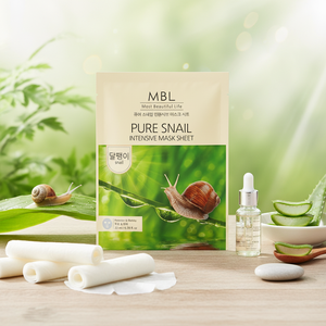 Mascarilla Facial Intensiva de Caracol Puro MBL, Cuidado Antiarrugas, Cosmético Coreano, 23ml*10, Para Todo Tipo de Piel, Hecho en Corea - Product Image 3