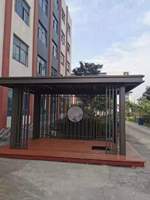 Pergola électrique pliante d'extérieur, gazebo, toit à lamelles en aluminium personnalisé, auvent de voiture personnalisable, garage, pergola sur mesure