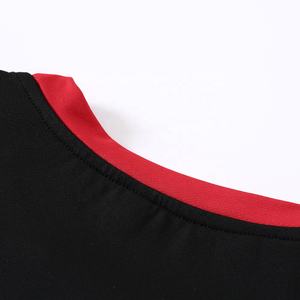 T-shirt à col ras du cou en polyester 180 pour hommes, 100% g, patchwork vintage, manches courtes, vêtements de fitness courts imprimés - Product Image 4