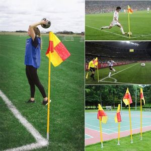 ธงมุมสนามฟุตบอลแบบสั่งทำพิเศษ ผลิตจากโพลีเอสเตอร์ 100% พิมพ์ลายดิจิทัล ขนาดตามสั่ง สำหรับใช้เพื่อการส่งเสริมการขาย - Product Image 5