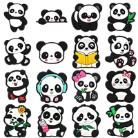 10Mm 0.4in 40Oz Tumbler Cute Panda Straw Cover Cap pour Stanley Cup Straw Tips Couvercles