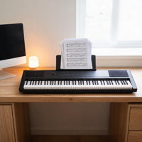 Piano numérique Beisite S-199 à 88 touches avec touches lestées, son sensible au toucher professionnel pour la pratique à domicile