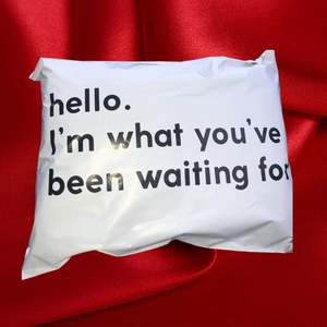 Custom Design Eco-friendly Biodegradable White Mailers Shipping Envelopes Compostable Mailing Bag for Clothing - Product Image 1