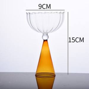 Хит продаж: уникальные стаканы из боросиликатного стекла, цветные бокалы для коктейлей и вина, забавные креативные стеклянные изделия для бара и вечеринок - Product Image 5