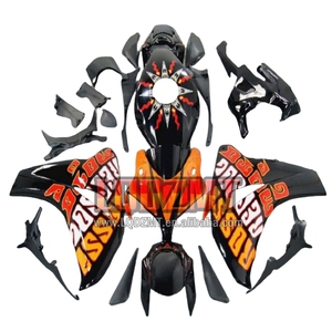 ตัวถังฉีดสำหรับฮอนด้า CBR <span class=keywords><strong>1000</strong></span> CBR1000 RR CC 1000RR <span class=keywords><strong>Repsol</strong></span> ORANGE 08 09 10 11 111LQ.8 CBR1000RR 2008 2009 2010แฟริ่ง2011 - Product Image 1