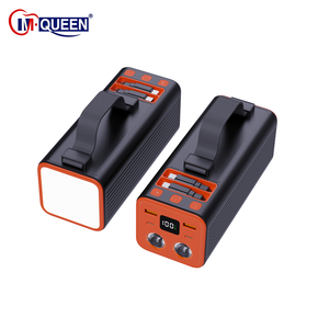 Batería Externa Portátil de 50000 mAh con Logotipo Personalizado de Fábrica, Carga Rápida PD de 22.5 W, con Cable Retráctil para Teléfono Celular - Product Image 1