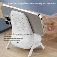 Support de Chargeur Sans Fil de Bureau pour Téléphone, Station de Recharge Rapide Intelligente pour iPhone 17-12 Pro Max Samsung Vivo Xiaomi
