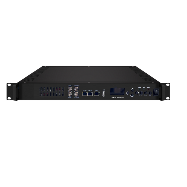 Digital Satellite TV Receiver DVB-S2x ISDB-T2 Tuner with BISS Support and LCD Display to IP ASI Multiplexer