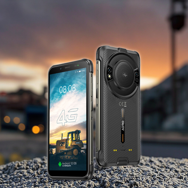 2025 Hot AORO A19 4G 5.93inch Rugged Phone 9600mAh Android 12 Atex Explosion Proof IP68 Waterproof Rugged Smartphone