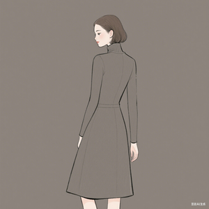 Autunno nuovo maglione a maniche lunghe a forcella aperta a coste lavorato a maglia da donna con risvolto nero semplice stile naturale per azienda di <span class=keywords><strong>abbigliamento</strong></span> - Product Image 1