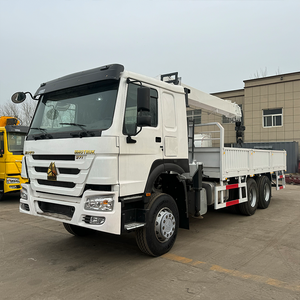 شاحنة رافعة سينوتراك هووو مستعملة متوفرة في المخزون، حمولة 10/12/14/16 طن، شاحنة رافعة للبيع - Product Image 1