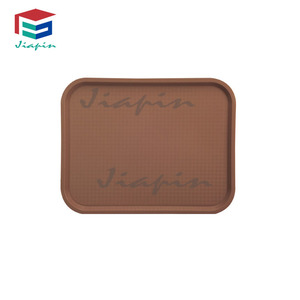 Unbreakable PP Colourful Stackable <strong>Plastic</strong> Food <strong>Serving</strong> Tray for Fastfood Canteen - Product Image 2