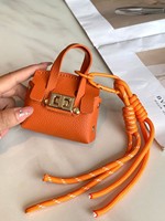 Mini-rugzak sleutelhanger PU-leer kleine tassen voor portemonnee portemonnees zak lippenstift tas oordopjeshouder datakabel organizer etui