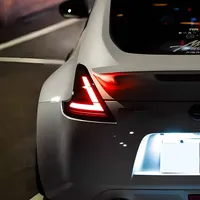 Kit de feux arrière LED améliorés pour Nissan 370Z 2008-2019 avec animation de démarrage et clignotants dynamiques, installation plug and play
