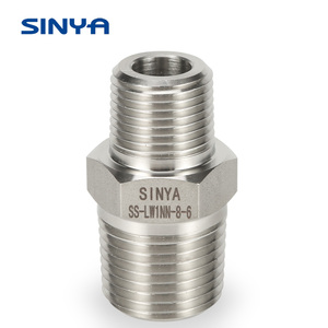 Instrument Rohr Armaturen Hex Verringerung Nippel Verschiedene größe <span class=keywords><strong>3</strong></span>/4 zu 1/2 NPT Außengewinde edelstahl 316/316L Monel, duple - Product Image 1