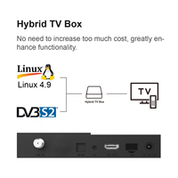 Récepteur satellite L36 Ultra DVB S2 4K hybride Linux 4.9 STB TV Box Quad Core 1.5GHz WiFi double bande ODM personnalisable