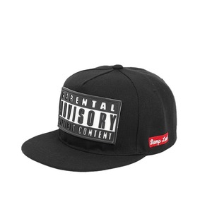 MSMC Snapback Cap Parental Advisory Explicit Content Unisex Cotton <b>Flat</b> Brim Streetwear Hip Hop <b>Hat</b> - Product Image 5