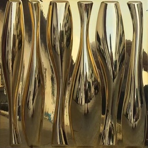 <span class=keywords><strong>UDK</strong></span>-paneles de pared de PVC 3D con diseño metálico, color dorado, papel tapiz para Interior de la habitación, decoración artística - Product Image 2