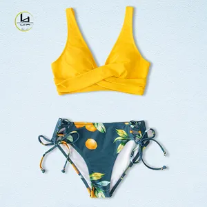 bañadores Mujer Natacion bañador Bikini Sexy 2023 Traje de baño Piezas  Acolchado Tanga Bikini Tanga Mujer Traje de baño Sujetador Dos Trajes de  baño Bikini Trajes para Nadar en el mar Top