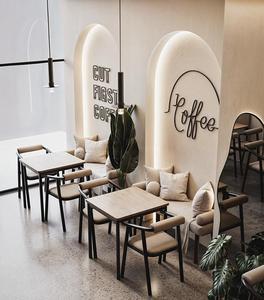 Muebles modernos de cafetería y panadería | Quiosco de <span class=keywords><strong>café</strong></span> personalizado, barra de bar con iluminación LED | Soluciones de diseño de interiores - Product Image 4