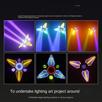 Nouvelle Lumière de Scène Rotative Rétro à Trois Feuilles 2026 pour Bars, KTV, Discothèques Intérieures et Pistes de Danse (110-220V)