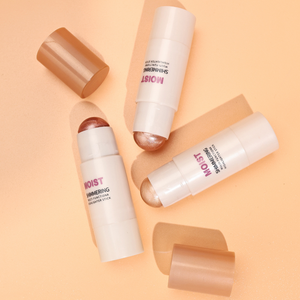 Barra Iluminadora en Crema <span class=keywords><strong>Pastel</strong></span> con Brillo Rosa Personalizada, Iluminador en Polvo con Brillo, Bronceador, Barra Iluminadora Corporal - Product Image 6