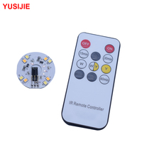 Carte de circuit imprimé PCBA LED YSJ-462 avec télécommande, commutation de bouton de gradation en continu à trois couleurs