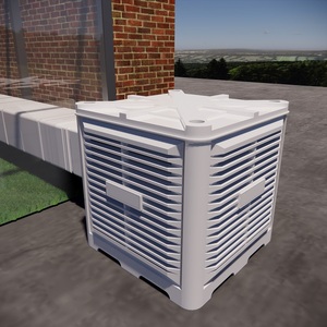 Refroidisseur d'<span class=keywords><strong>air</strong></span> à sortie latérale 1,5 kW, monté sur fenêtre, débit 20000 m³/h, haute efficacité, adapté pour 120-150 m² - Product Image 4