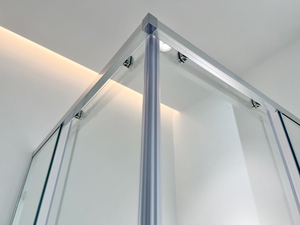 Box <span class=keywords><strong>Doccia</strong></span> Scorrevole in <span class=keywords><strong>Vetro</strong></span> Temperato da 6mm Certificato CE, Su Misura, Stile Europeo, Facile Installazione, per Ville e Hotel - Product Image 3