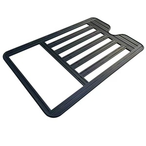 Plateforme <span class=keywords><strong>de</strong></span> <span class=keywords><strong>toit</strong></span> en aluminium, cadre <span class=keywords><strong>plat</strong></span> universel, robuste, équipé d'une échelle et d'un <span class=keywords><strong>coffre</strong></span> <span class=keywords><strong>de</strong></span> rangement, adapté aux SUV et aux camions - Product Image 4