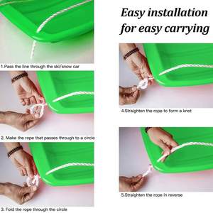 مواد عالية الكثافة من البلاستيك المتين الصديقةللأطفال من البلاستيك المقاوم للبرد مع حبل سحب لكل الجبال - Product Image 5