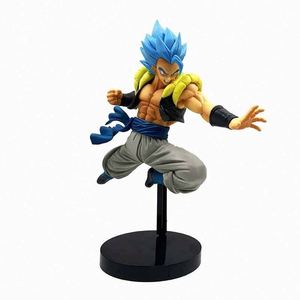 Figurine d'action Super Vegeta de 21 cm, Super Saiyan Blue Hair, figurine Gogeta, modèle Broly, poupée jouet - Product Image 1