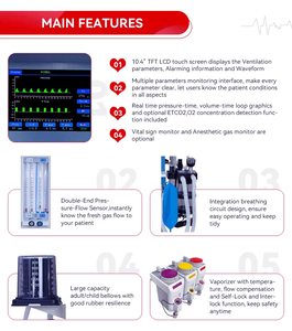 Prix de la machine d'anesthésie Équipement médical d'anesthésie Fabricant de la machine d'anesthésie - Product Image 6