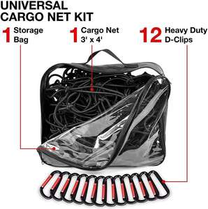 Filet de protection de cargaison pour benne de camion 180*120cm / 120*90cm pour voitures, VTT, bateaux, véhicules tout-terrain, remorques de camions et motoneiges - Product Image 6