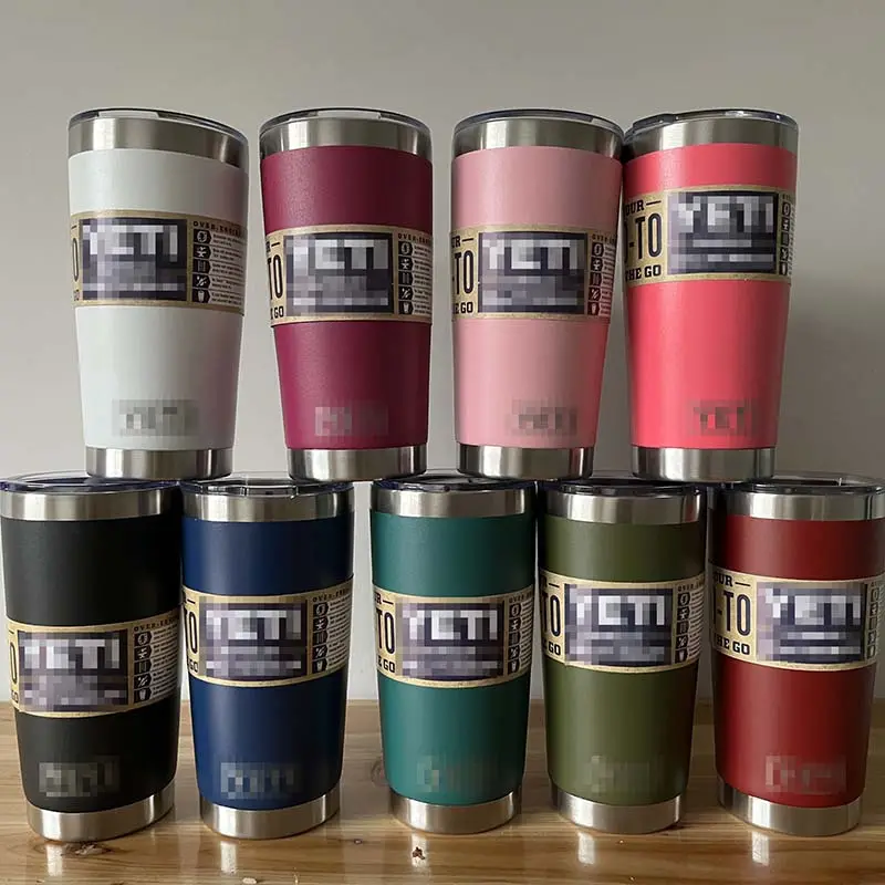 12 14 18 20 24 30 36 Oz Custom marchio coperchi magnetici in acciaio inox Yetys serie Yeticooler tazze da caffè bambino