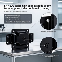 Revêtement électrophoretique cathodique bicomposant noir SH-450G, avec une excellente résistance à la corrosion des bords